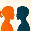 Eine Person, die einer anderen aufmerksam zuhört, symbolisiert Beratung.